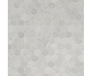 Carrara White 2" Hexagon Polished