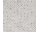 Carrara White Basketweave Pattern Polished