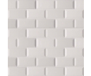 Gray Glossy Subway Tile Beveled 3x6