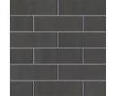 Metallic Gray Glass Subway Tile 4x12