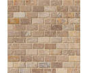 Tuscany Scabas 1x2 Tumbled In 12x12 Mesh