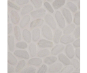 White Marble Pebbles Tumbled Pattern 10mm